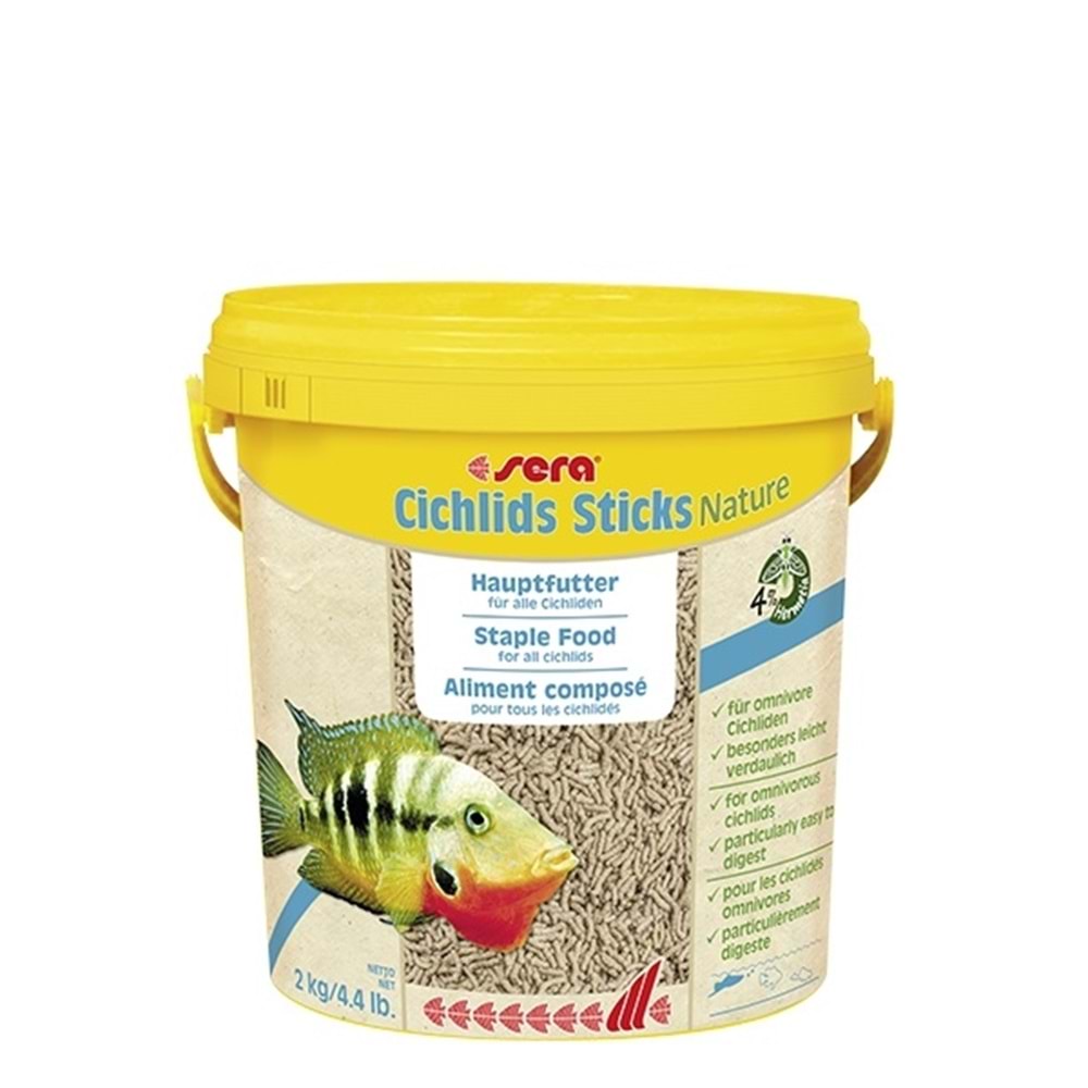 Sera Cichlids Sticks Nature 50 Gr Paketli (Kovadan Bölme)