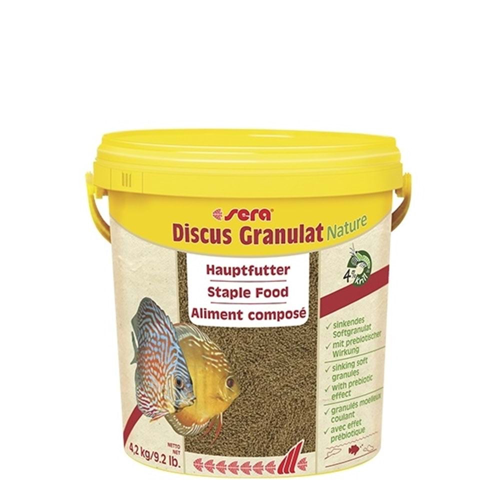 Sera Discus Granulat Nature 50 Gr Paketli (Kovadan Bölme)