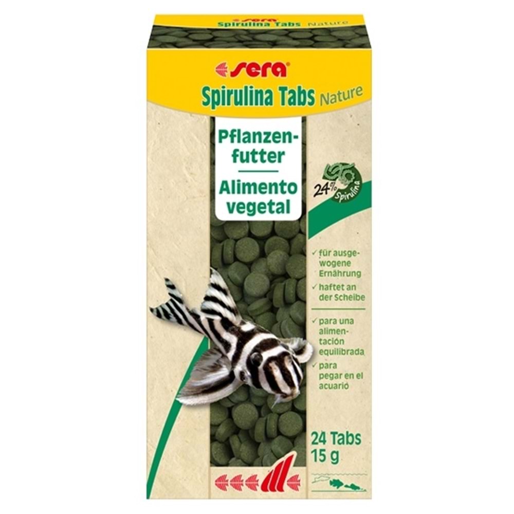 Sera Spirulina Nature-24 Tablet