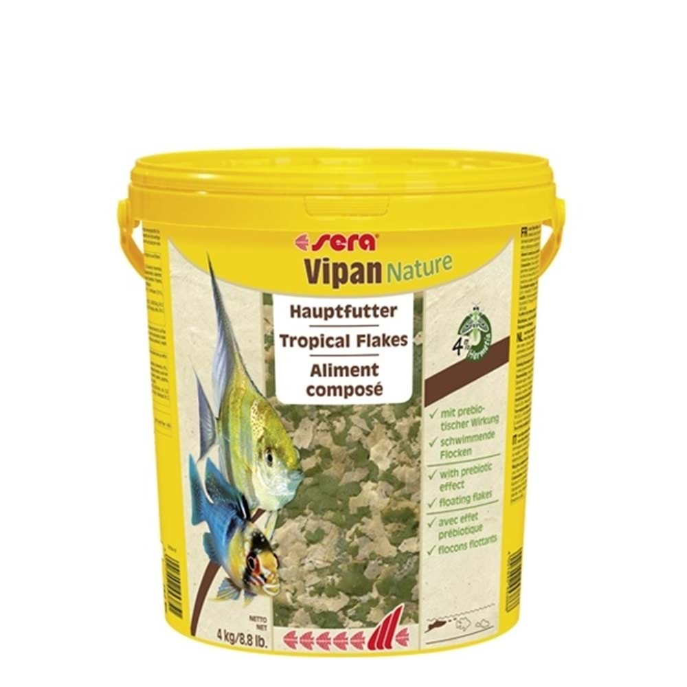 Sera Vipan Large Flakes Nature 50 Gr Paketli (Kovadan Bölme)