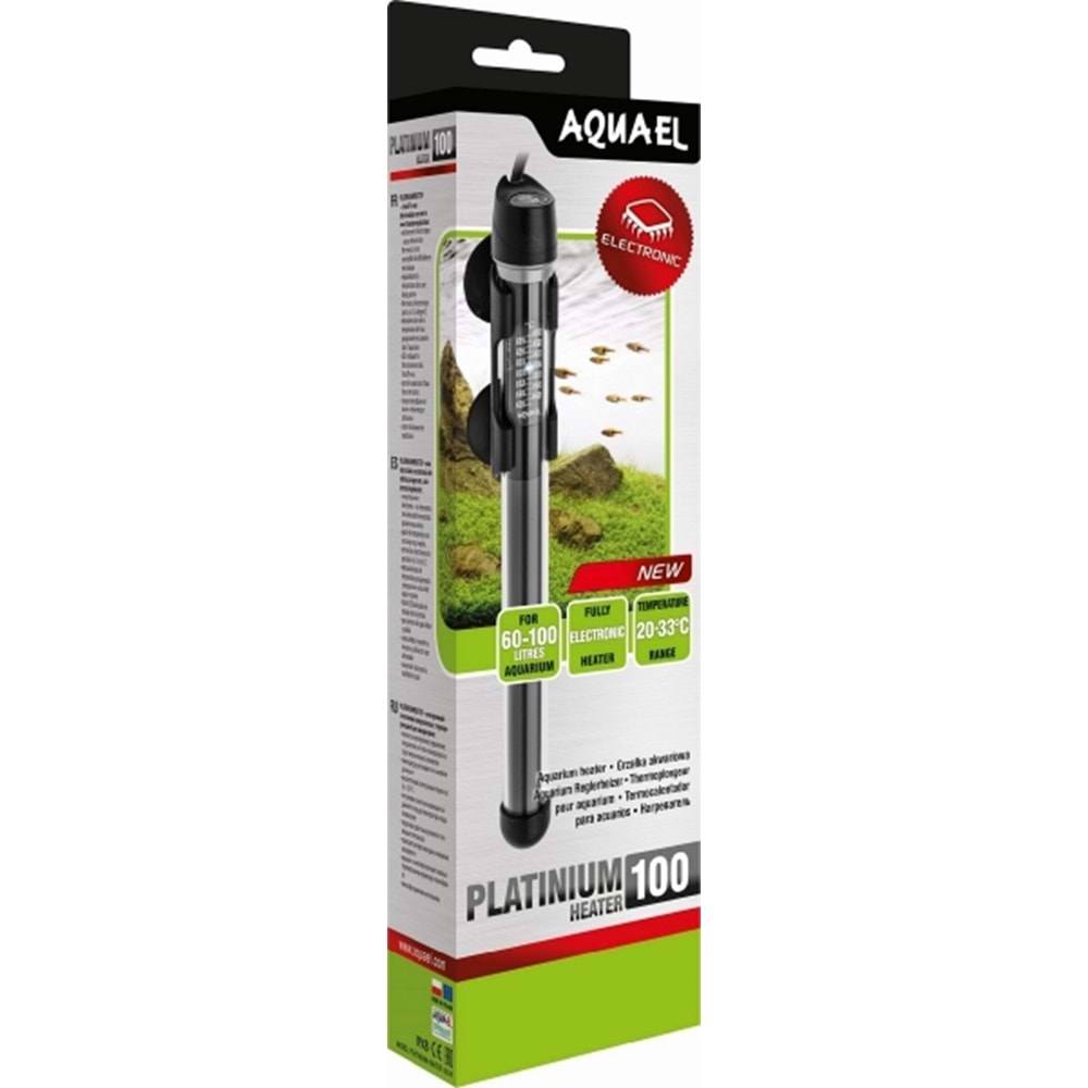 Aquael Glass Heater Platinium Heater 100W Akvaryum Isıtıcısı