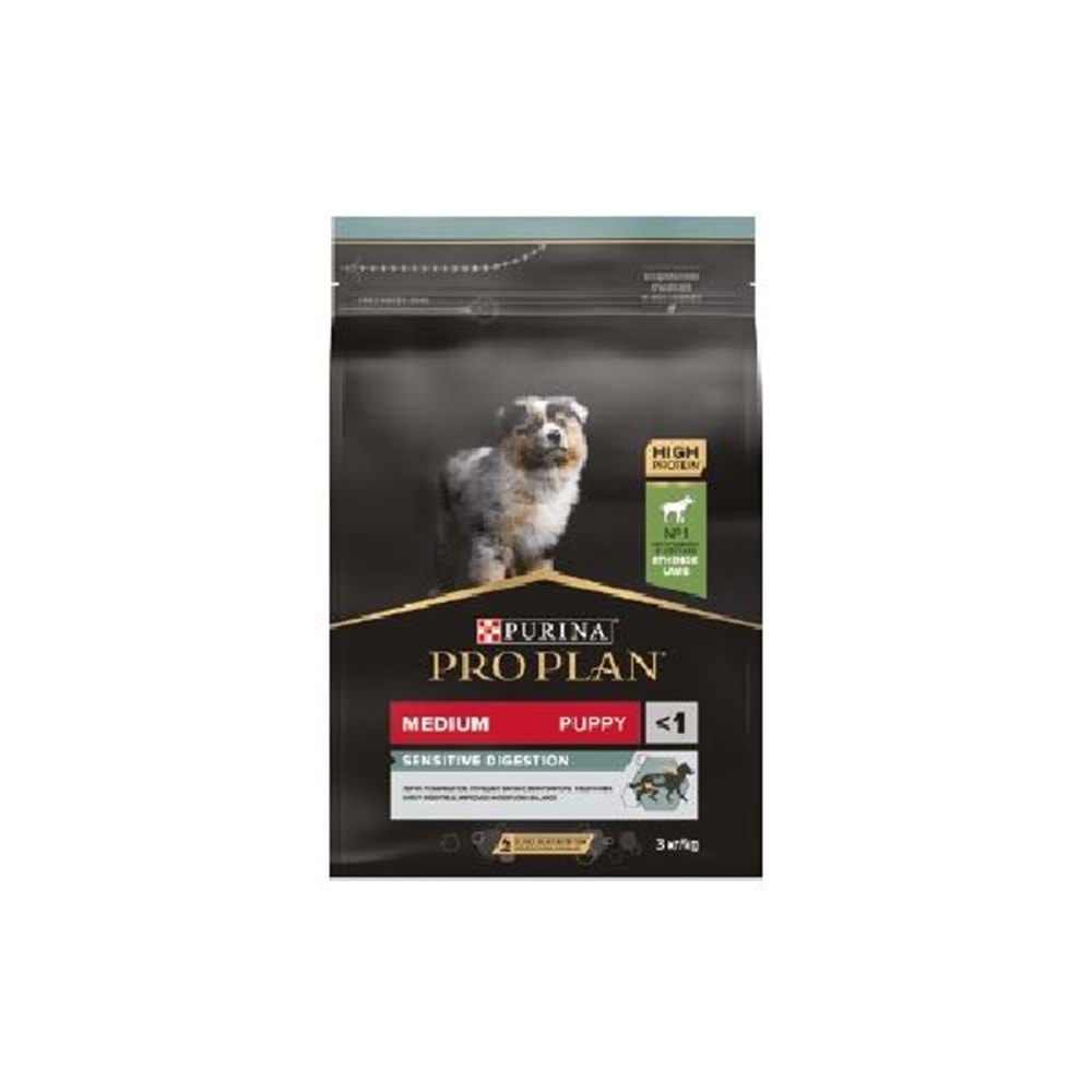 Proplan Medium Kuzu Etli Yavru Köpek Maması 3Kg