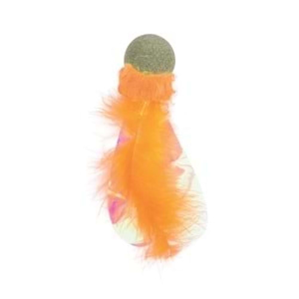 M-PETS CHARMY FIREFLY CATNİPLİ KEDİ OYUNCAĞI ORANGE