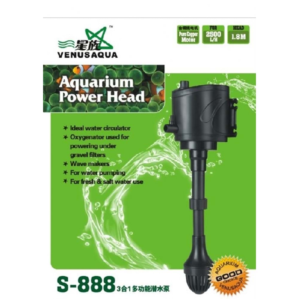 S-888 VENUSAQUA AKVARYUM YEDEK MOTORU