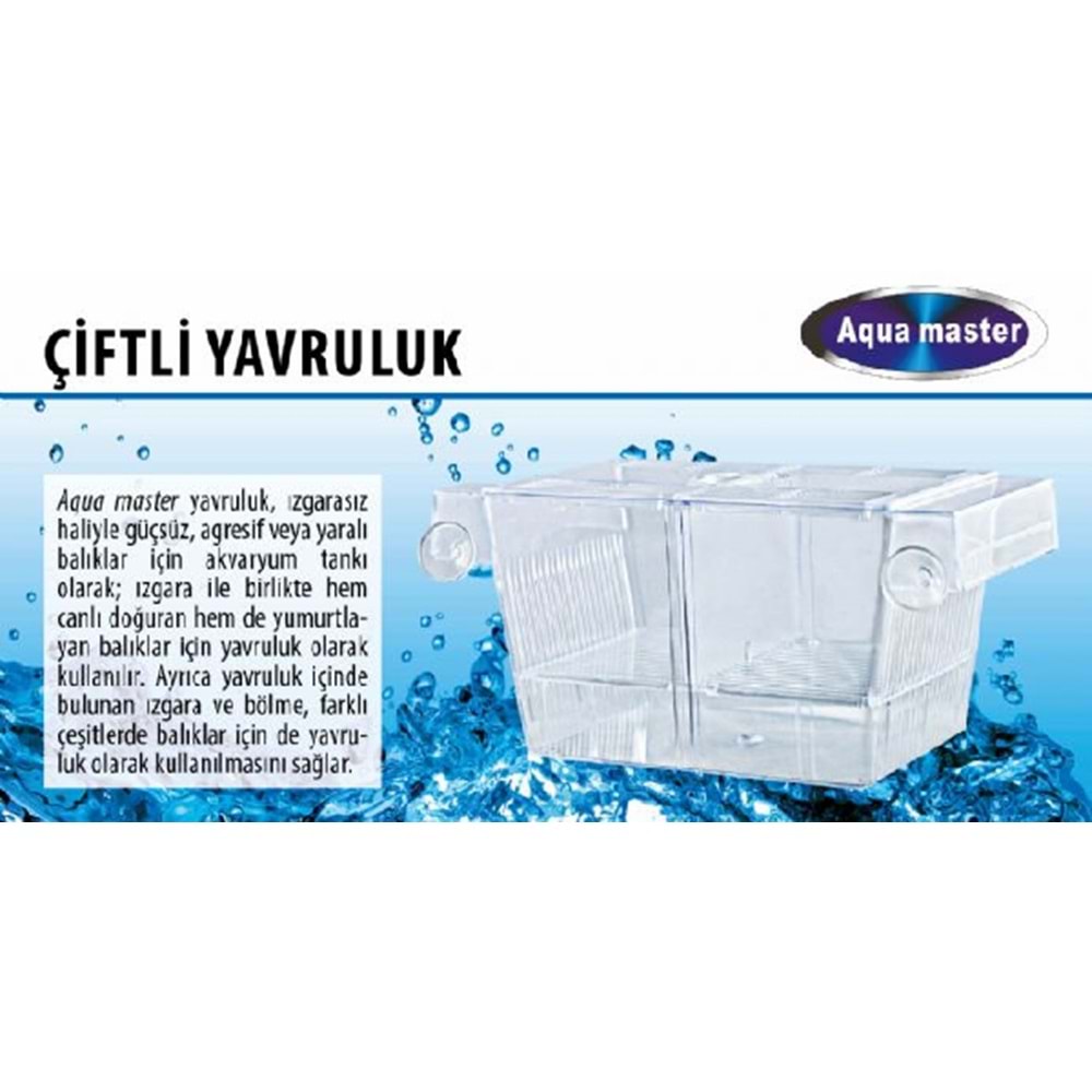 Aquwawe Balık Yavrulugu Çiftli Vantuzlu
