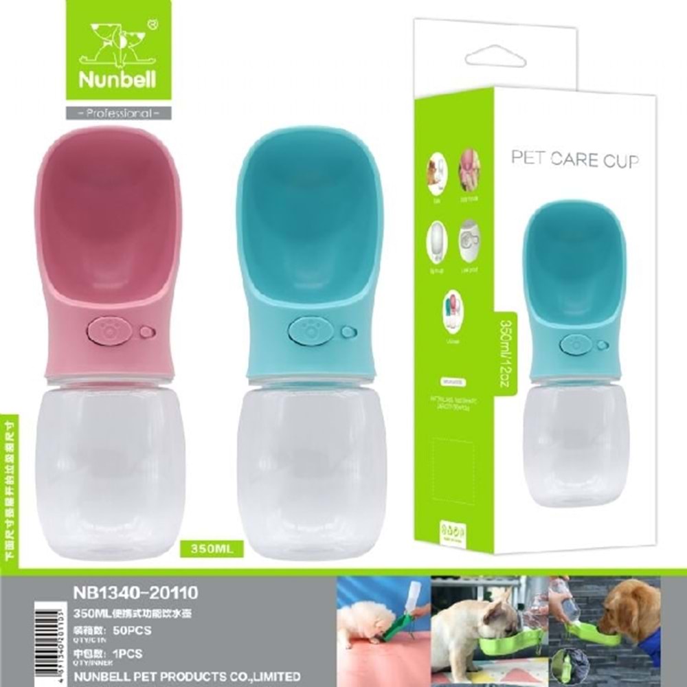 Nunbell Seyahat Sulugu Basmalı 350Ml