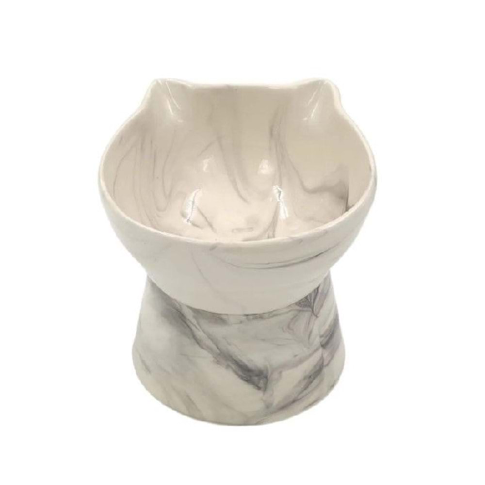 Ayaklı Kedi Figür Su Kabı Siyah Desen