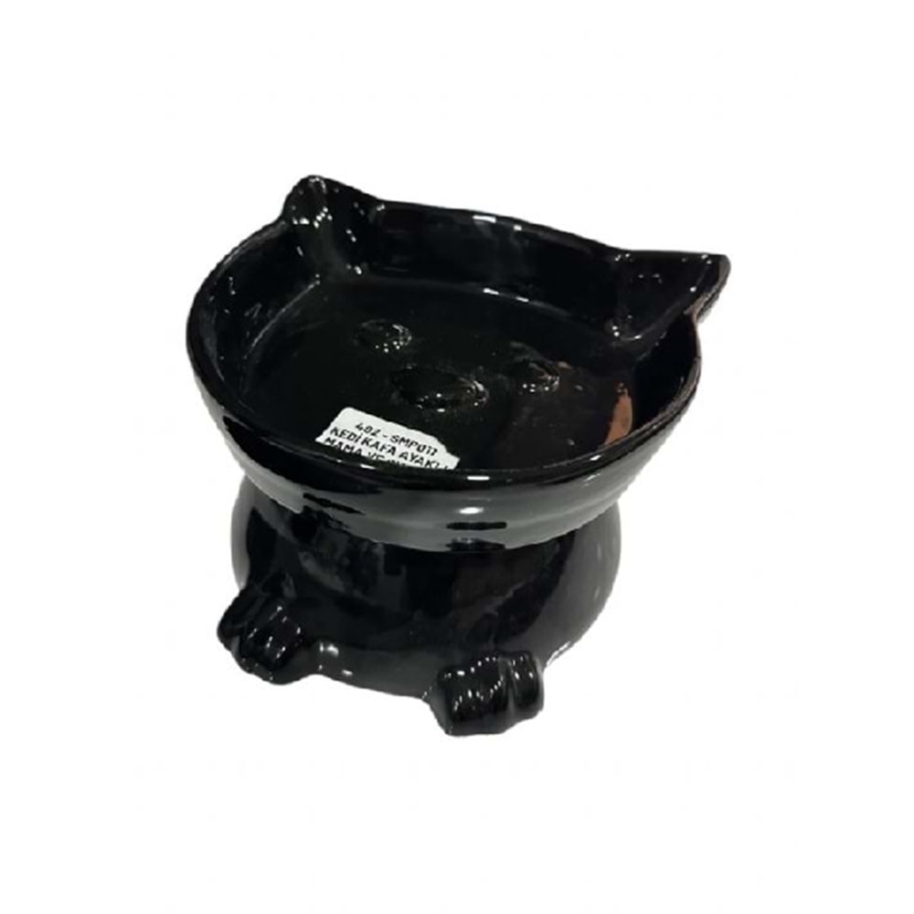 Ayaklı Mama Kabı Kedi