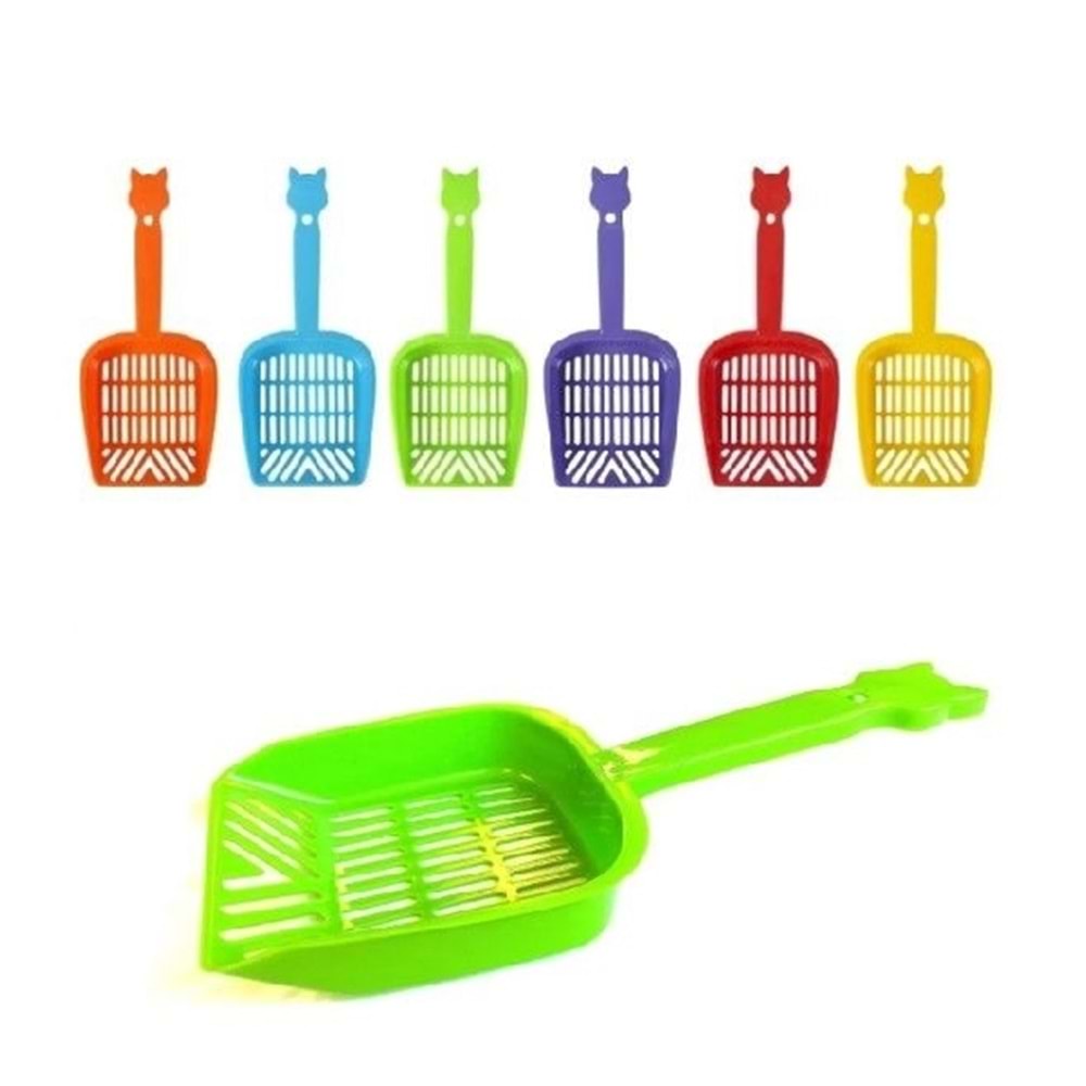 Kedi Kafalı Kedi Kumu Küregi