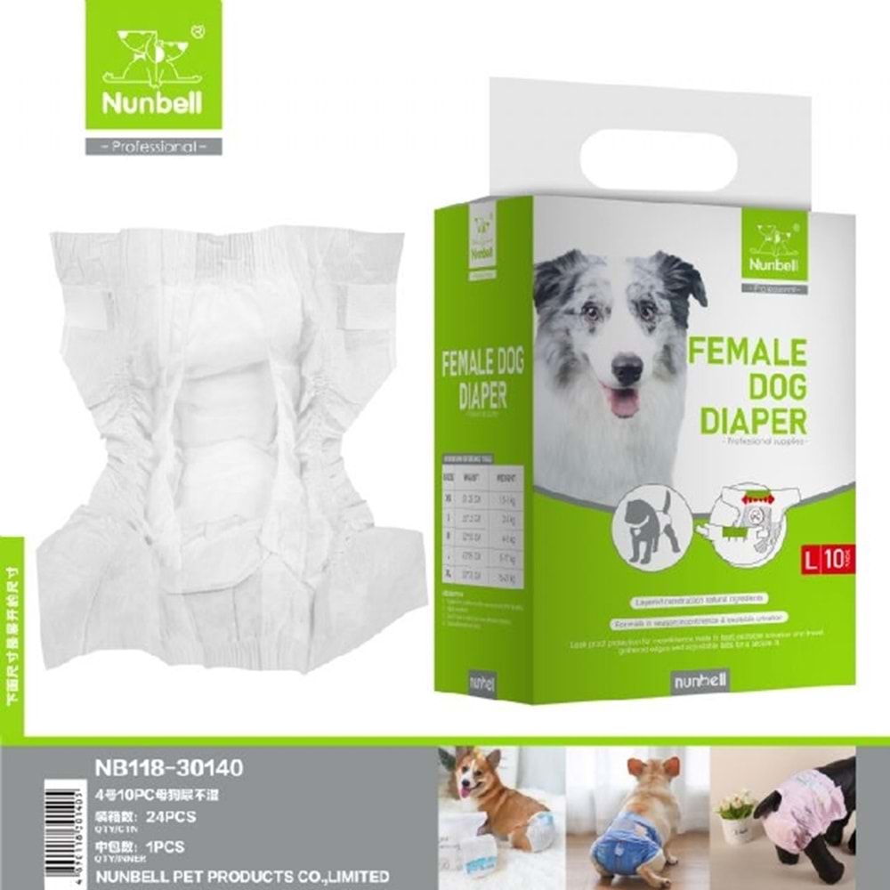 Nunbell Alt Baglama Bezi 10'Lu L Boy