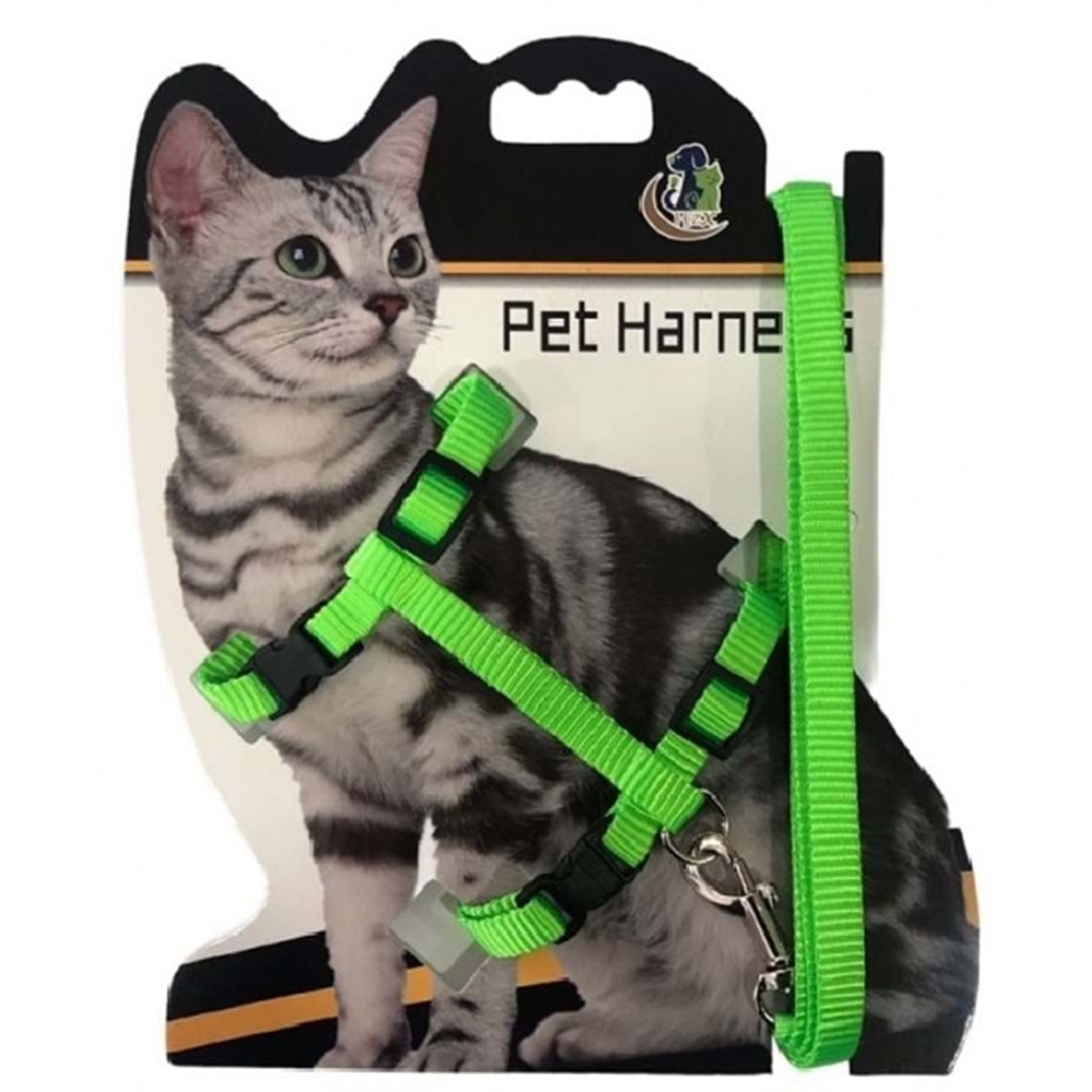 Maxi Life Kedi Gögüs Tasması Düz Renk