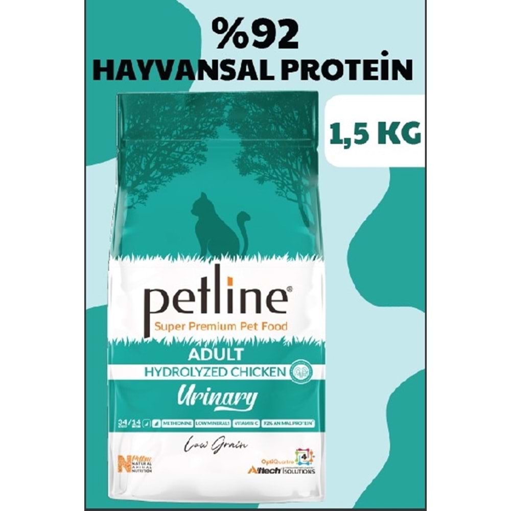 Petline S. P. Yetişkin Kedi Maması Tavuklu 1.5 Kg Böbrek Sağlığı Urinary