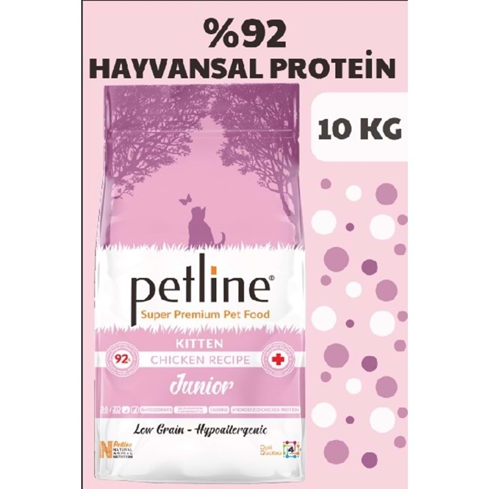 Petline S. P. Yavru Kedi Maması Kitten Tavuklu 10 Kg Junior