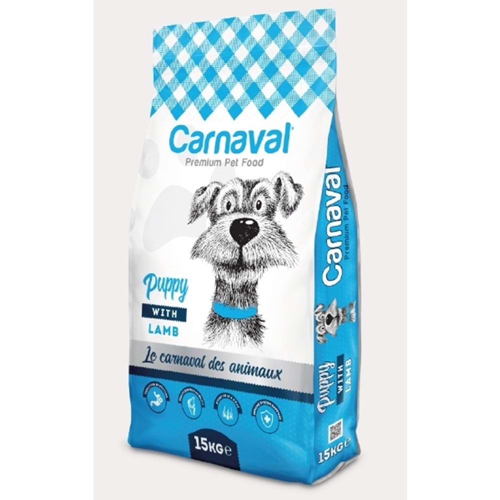 Carnaval Premium Yavru Köpek Maması Kuzu Etli 15