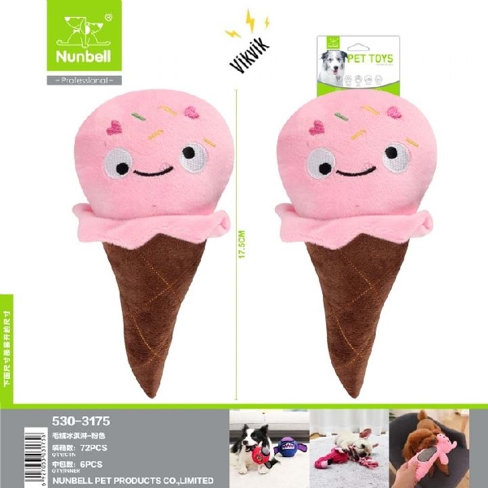 Nunbell Köpek Oyun.Dondurma Pembe