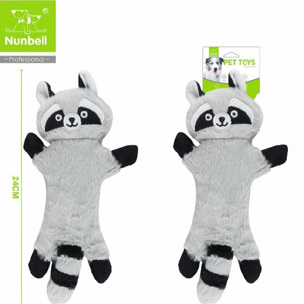 Nunbell Köpek Oyun.Peluş Rakun
