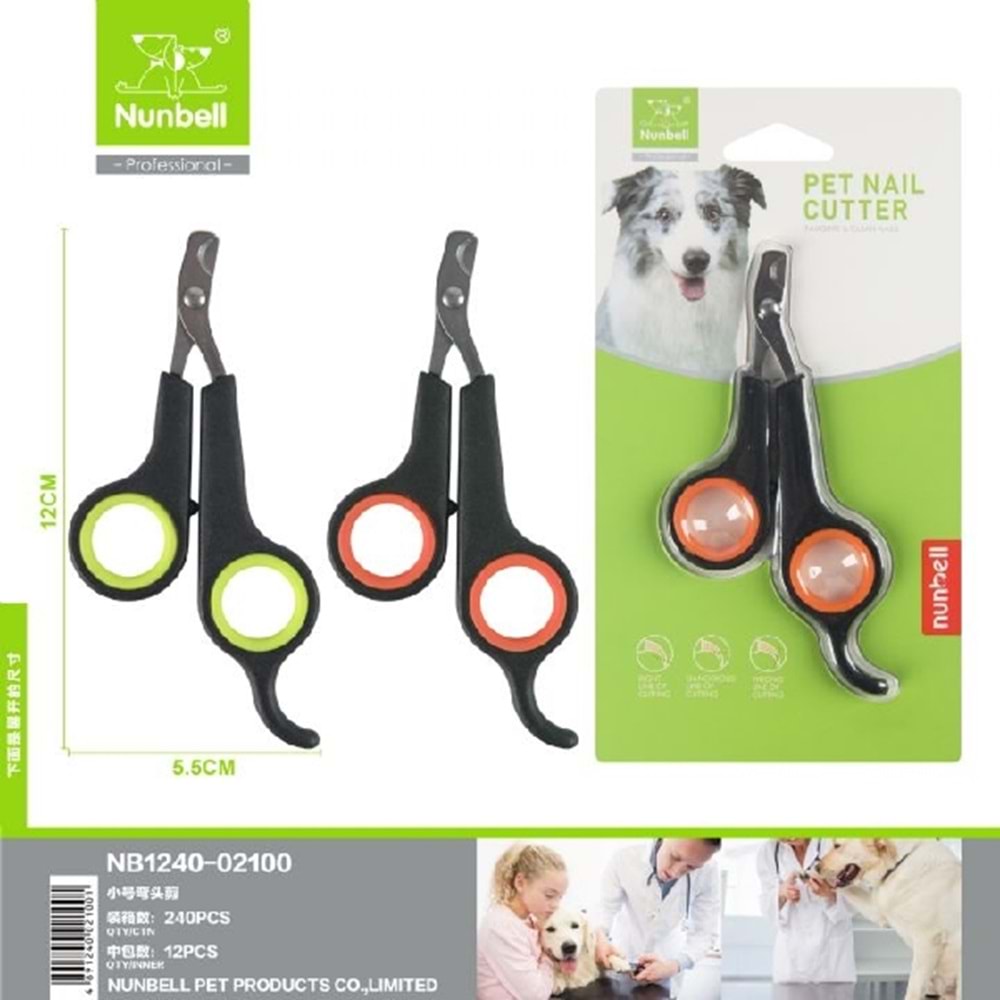 Nunbell Tırnak Makası Kedi 12Cm