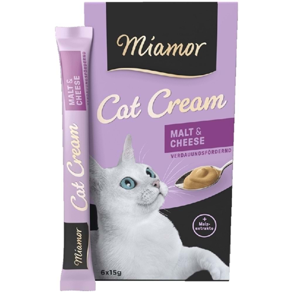 Mıamor Cream Malt-Peynir Kedi Ödülü 6X15 G