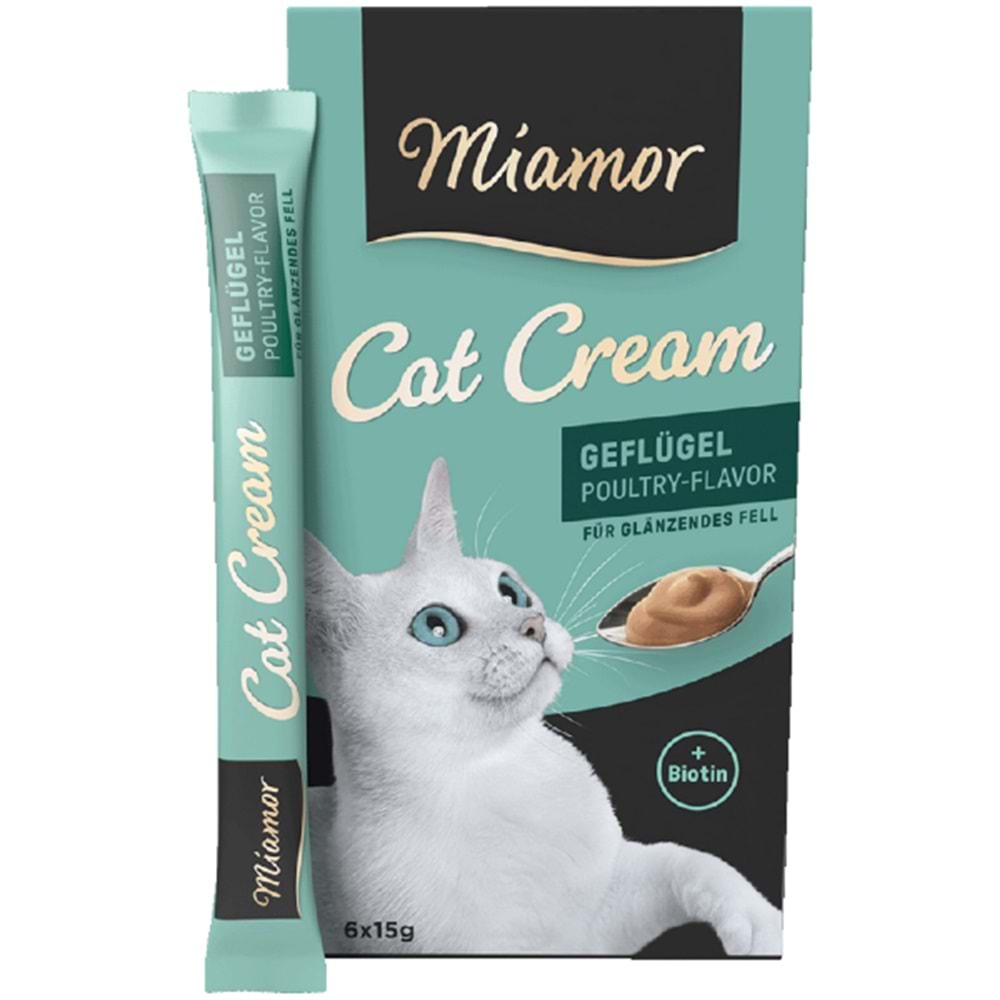 Mıamor Cream Tavuklu Kedi Ödülü 6X15 G