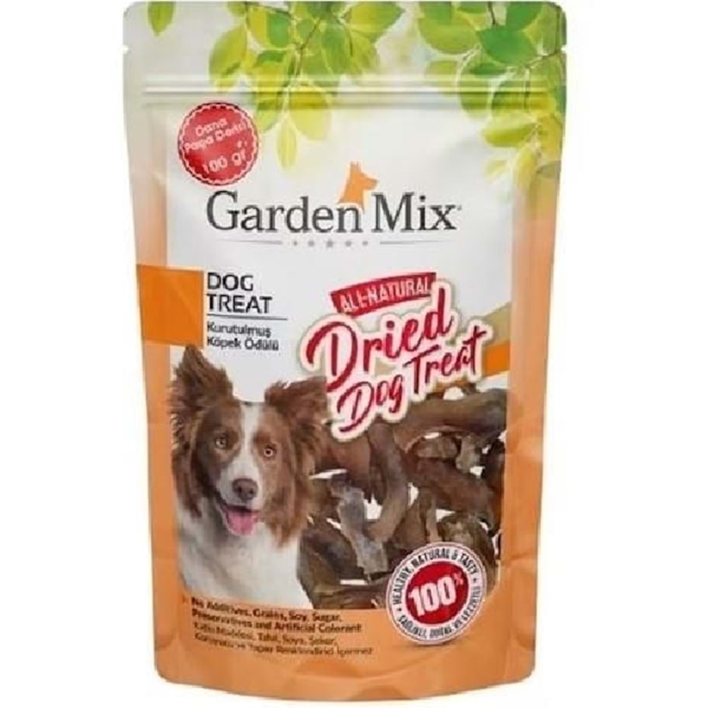 Garden Mix Kurutulmuş Dana Paça Derisi 100 Gr