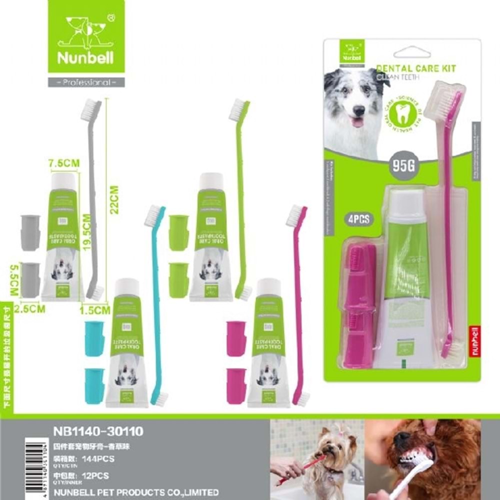 Nunbel Diş Fırçası+ Parmak Fırça Set