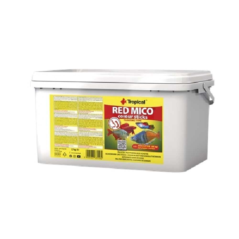 Tropical Red Mico ColourSticks (50 Gr Paketli)