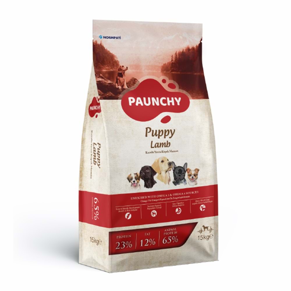 Pouncy Kuzulu Yavru Köpek Maması 15 Kg