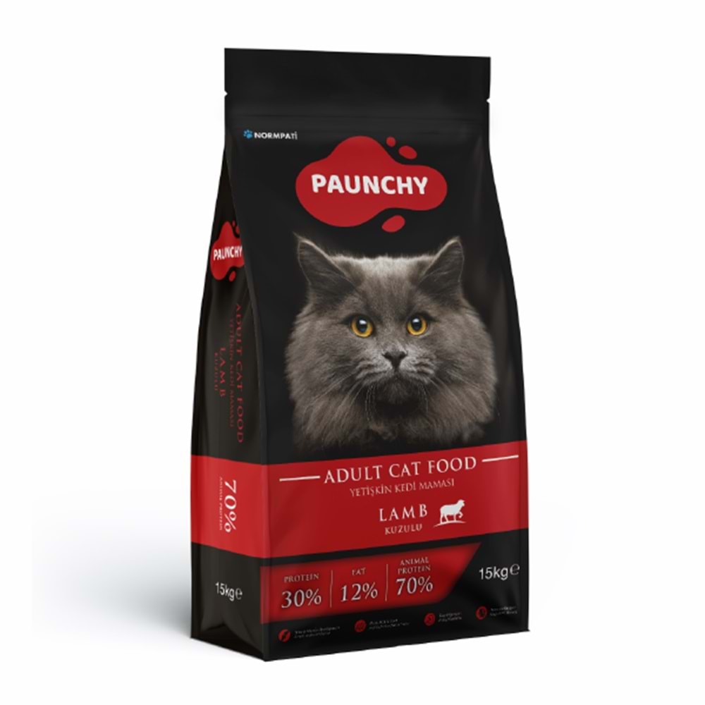 Pouncy Kuzulu Yetişkin Kedi Maması 15 Kg