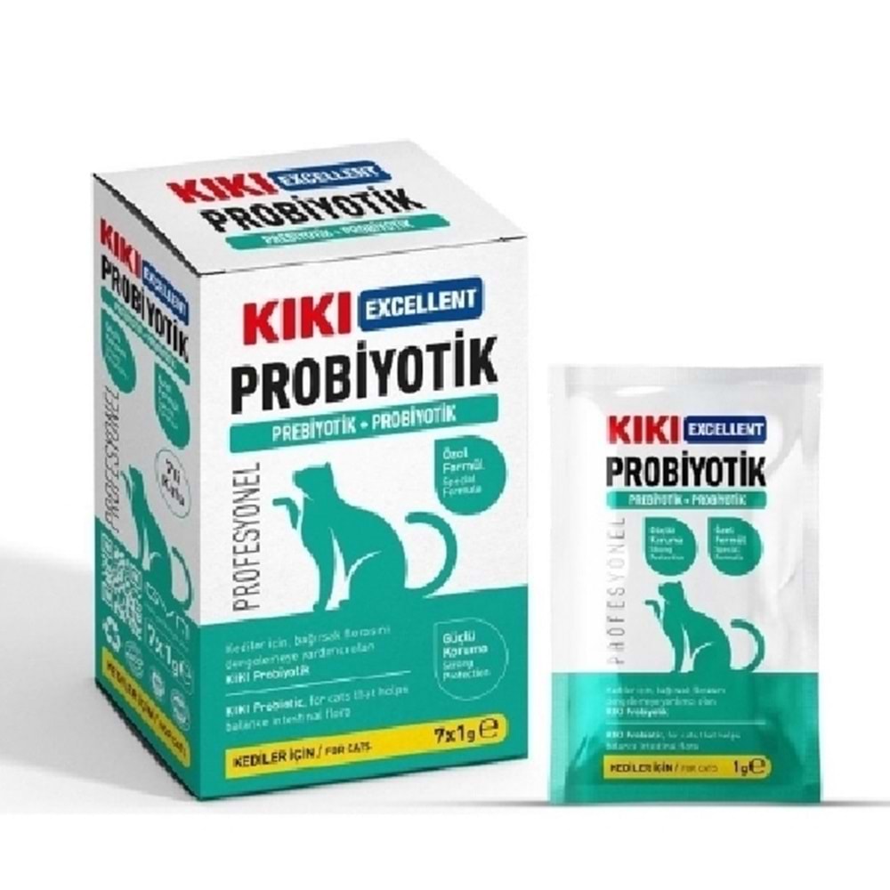 Kiki Excellent Kedi Probiyotik Saşe 1 G * 7 Adet