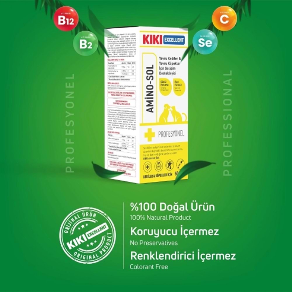 Kiki Excellent Amino-Sol Şurup 50 Ml