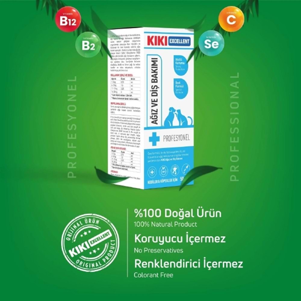 Kiki Excellent Ağız Ve Diş Bakım Spreyi 50 Ml