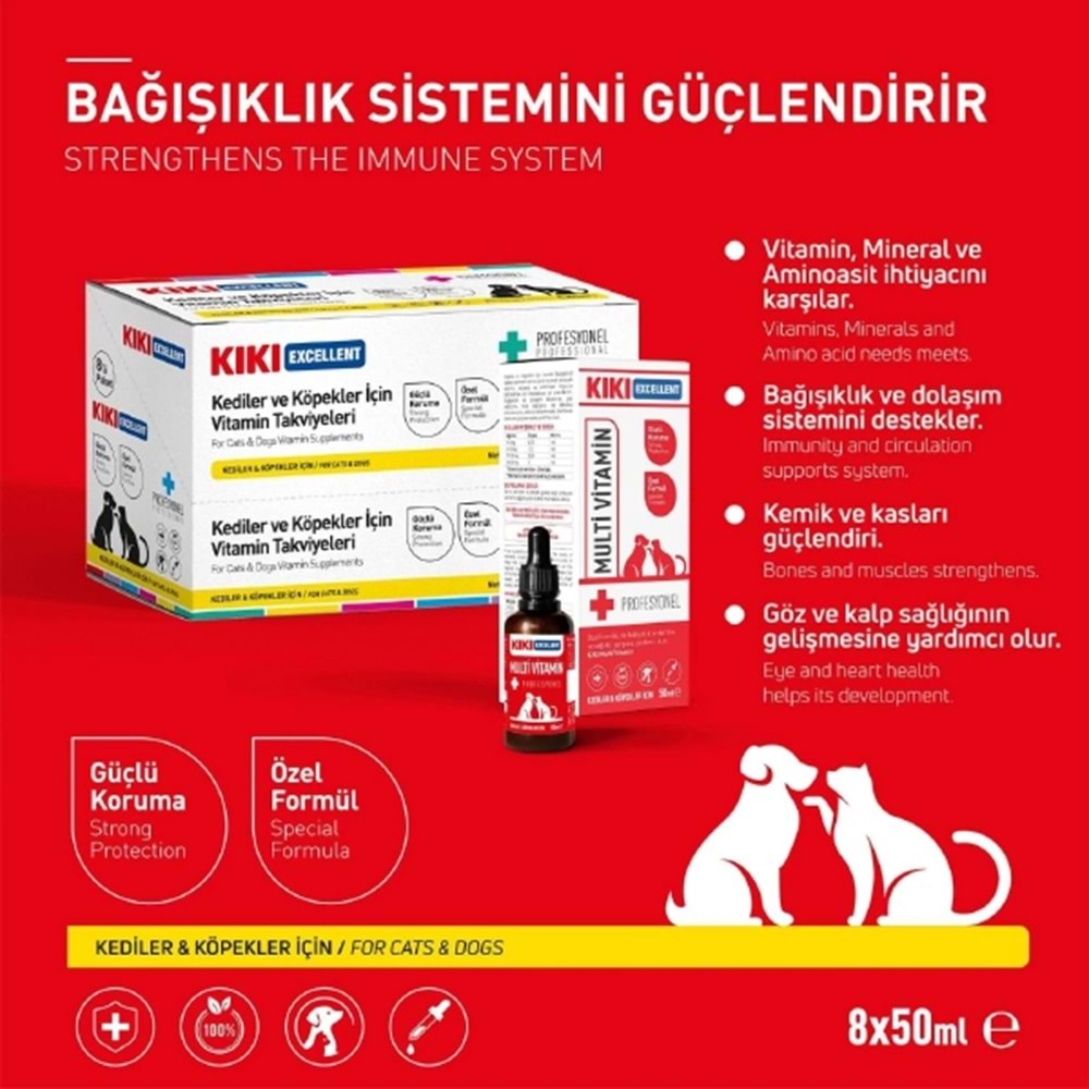 Kiki Excellent Multi Vitamin Şurup 50 Ml