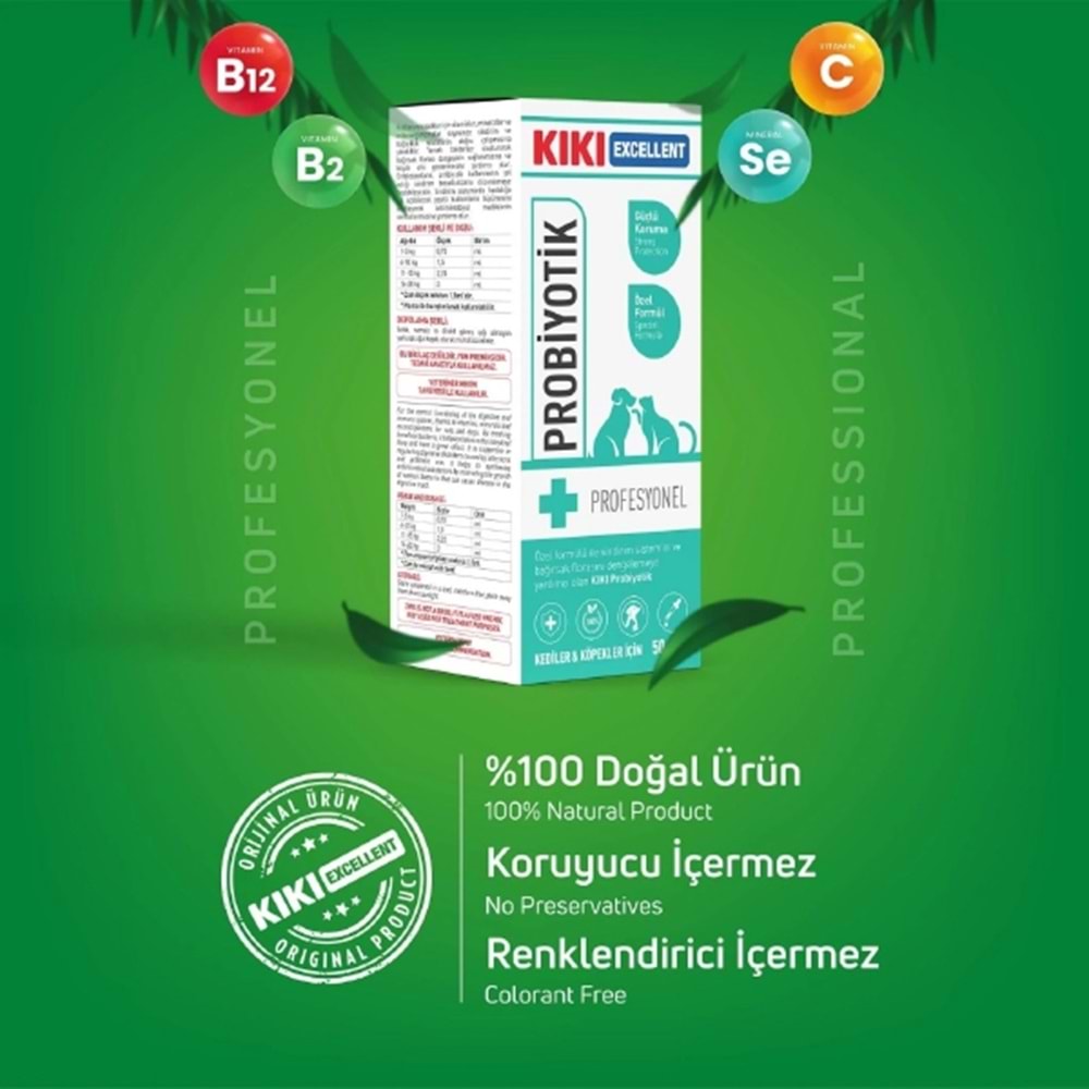 Kiki Excellent Probiyotik Şurup 50 Ml
