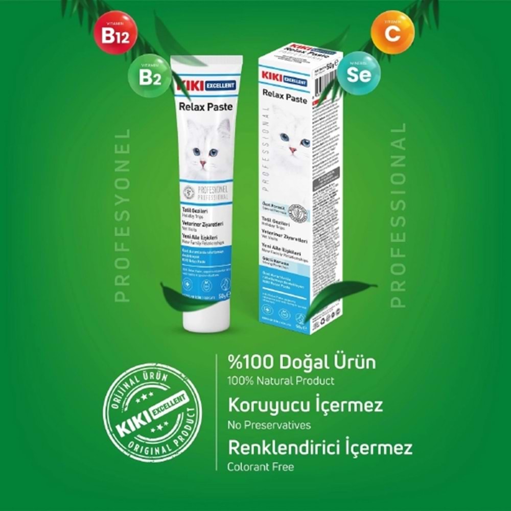 Kiki Excellent Kedi Relax Paste 50 G