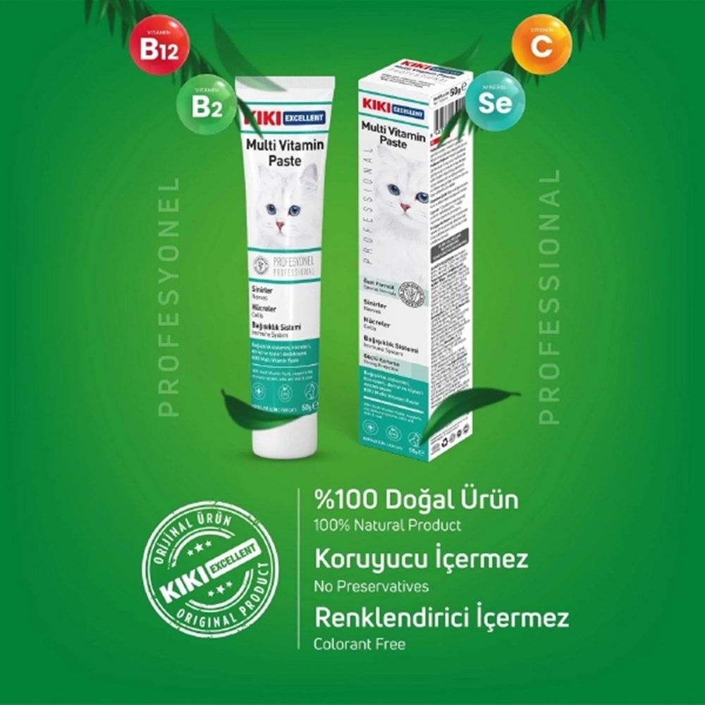 Kiki Excellent Kedi Multi Vitamin Paste 50 G