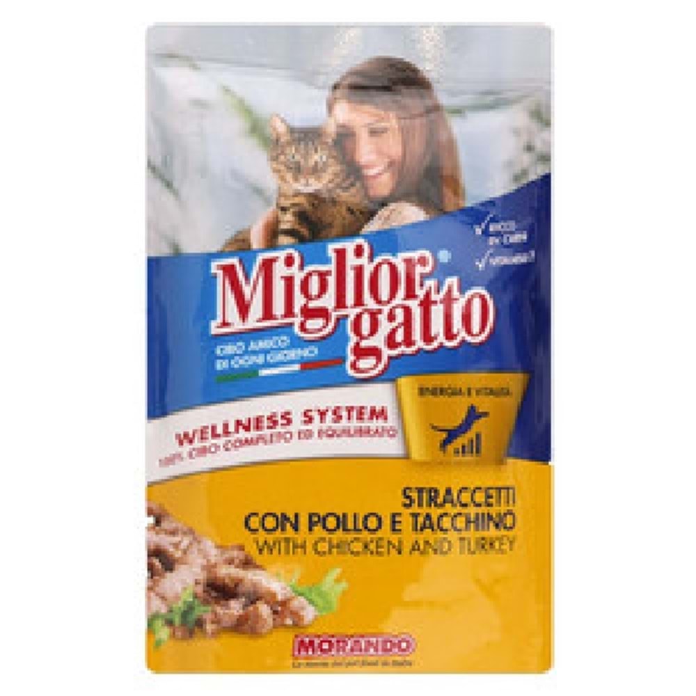 Miglior Gatto Tavuk Ve Hindili Yaş Kedi Maması 100 Gr