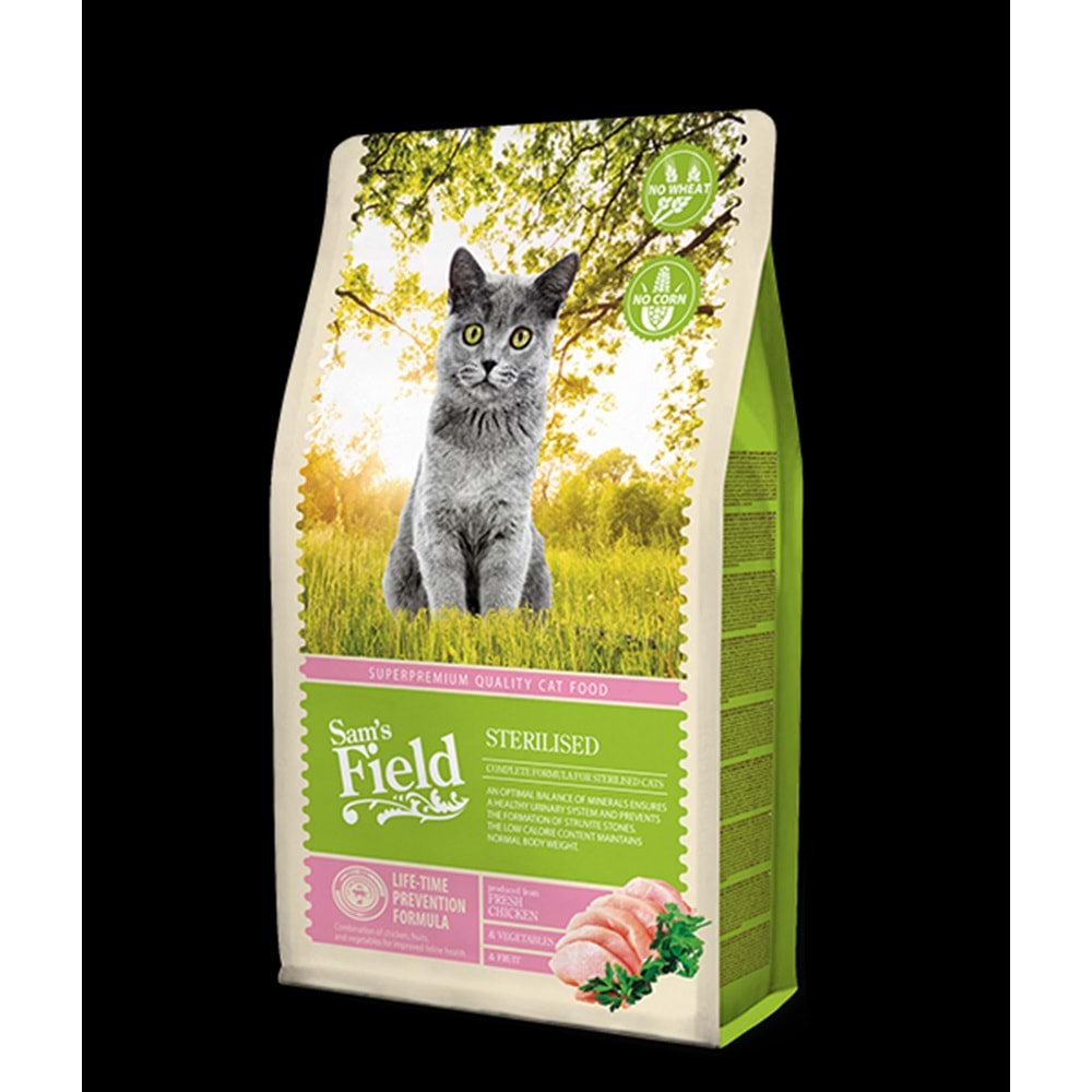 Sam'S Field Sterılısed Tavuklu 7,5Kg