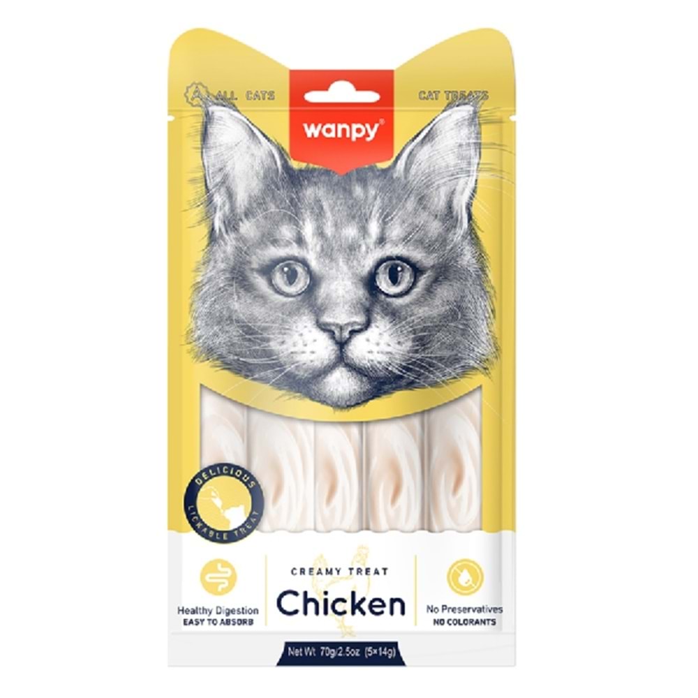 Wanpy Cat Creamy Treats Chıcken