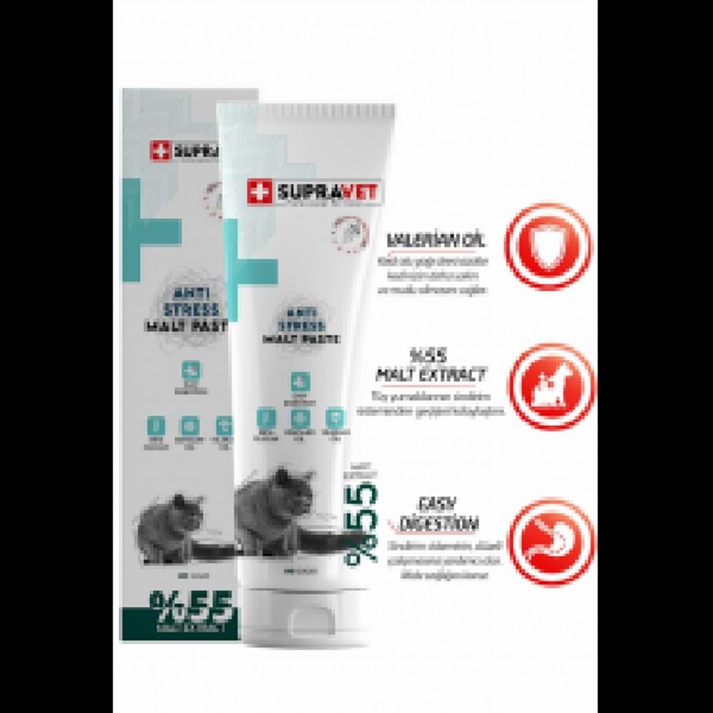 Supravet Antı Stress Malt Paste Kedi İçin