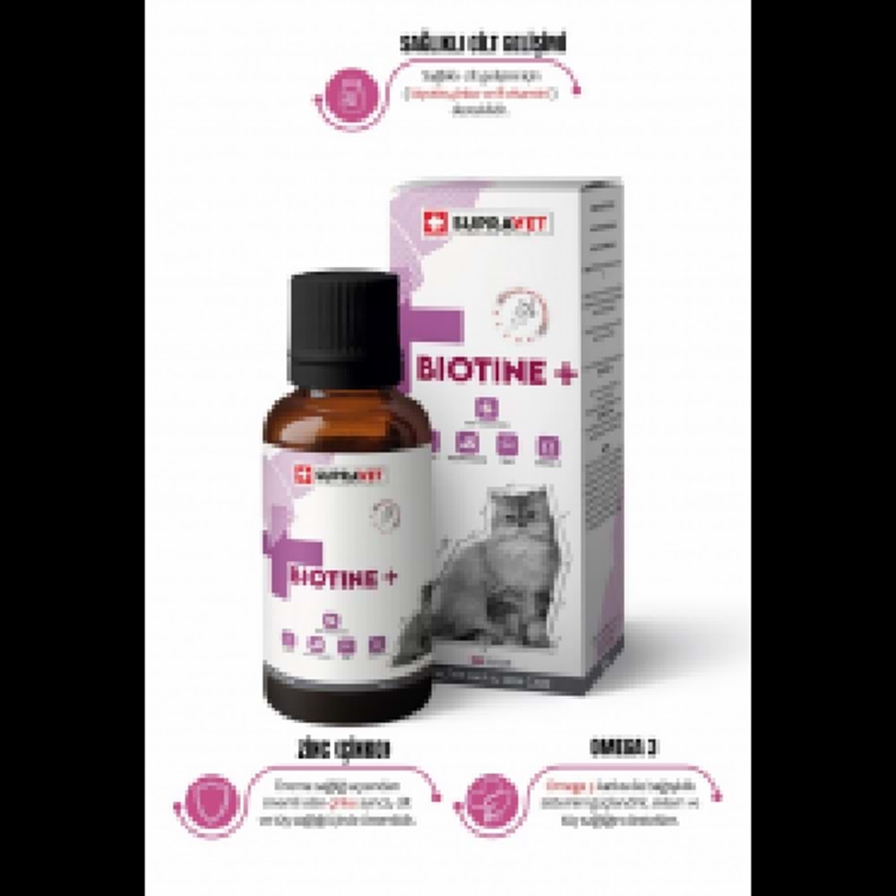 Supra Vet Bıotıne Plus Kedi İçin Tüy Sağlığı