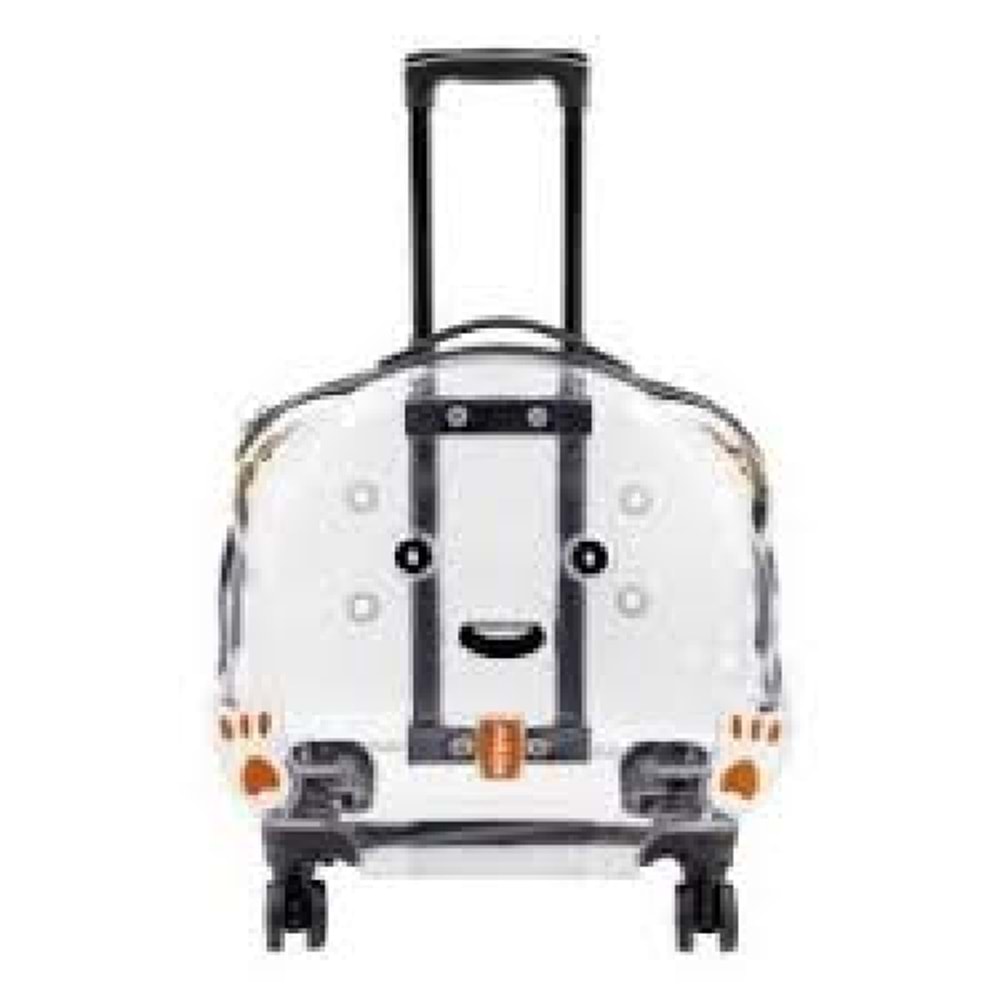 Whell Bag (Şeffaf-Pembe-Gri)