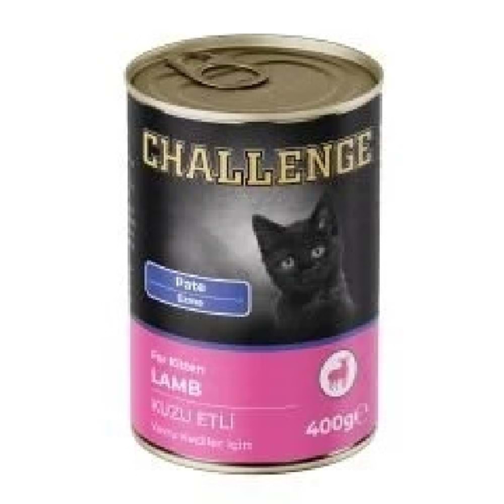 Challenge Konserve Yavru Kedi Kuzu Etli Pate 400gr