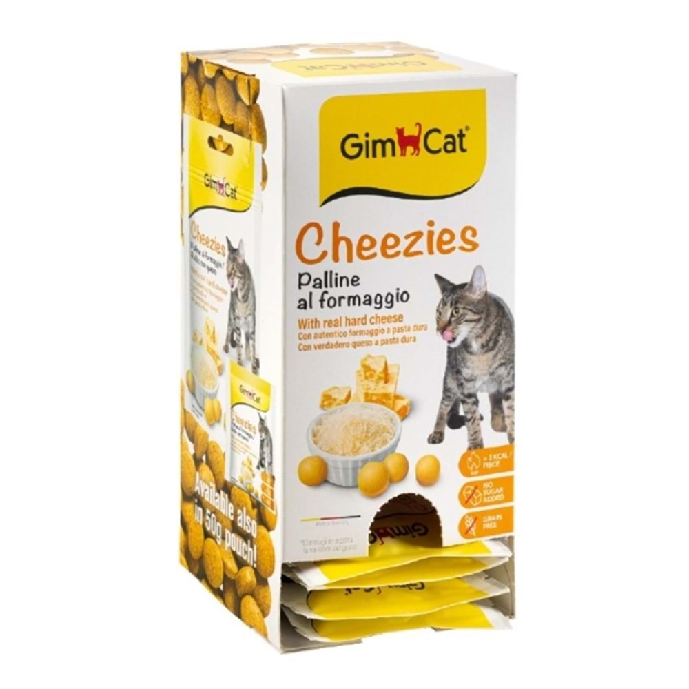 Gimcat Kedi Ödül Tablet Cheezies 10 Gr