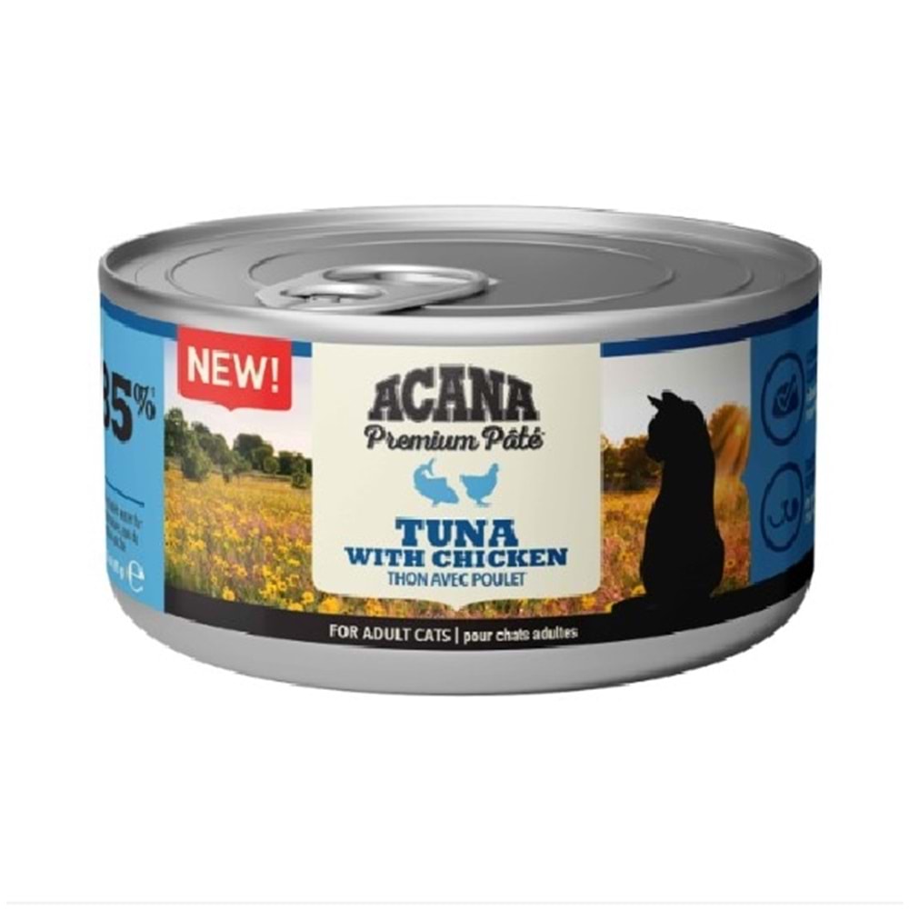 Acana Konserve Kedi Tavuklu Tuna Balıklı 85 Gr