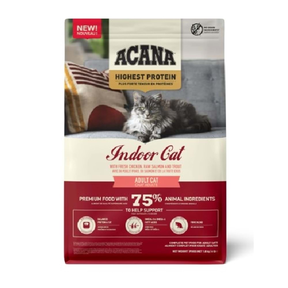 Acana Mama Kedi Indoor Highest Protein 1,8 Kg