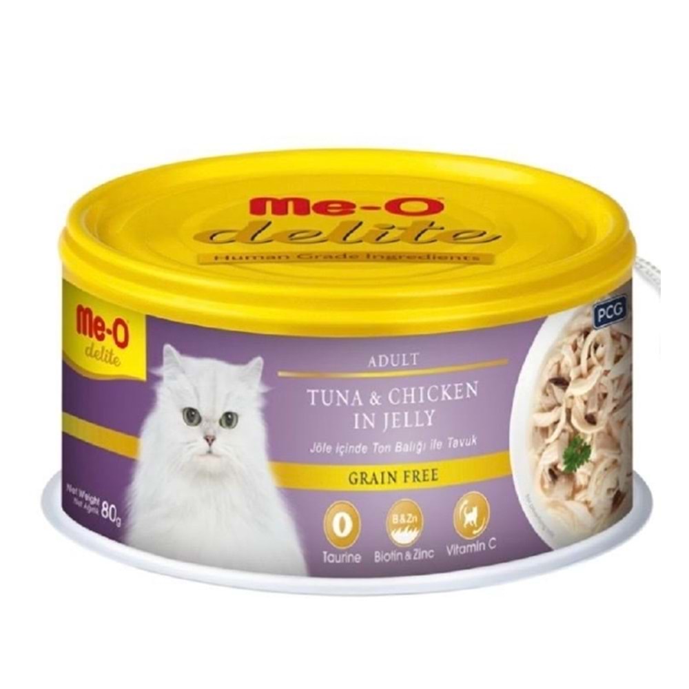 Me-O D.Konserve Ton Balığı Ve Tavuk Etli 80 Gr