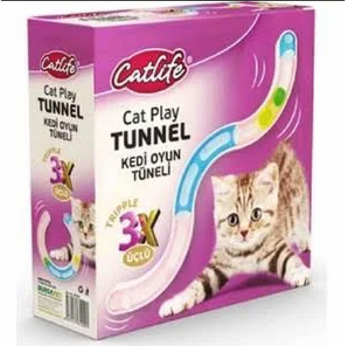 CATLİFE KEDİ OYUN TÜNELİ ÜÇLÜ