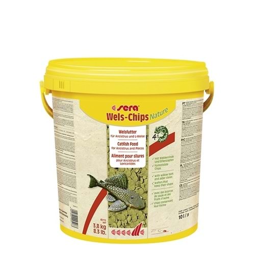 Sera Wels Chips Nature 50 Gr Paketli (Kovadan Bölme)