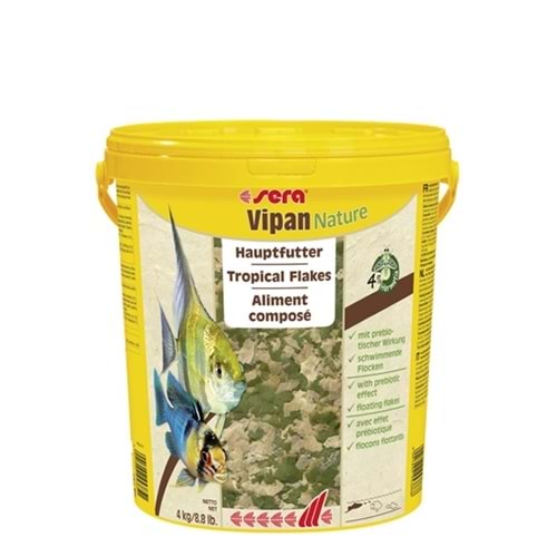 Sera Vipan Large Flakes Nature 50 Gr Paketli (Kovadan Bölme)
