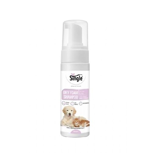 SİNGLE KURU KÖPÜK ŞAMPUAN BABY POWDER 200ml